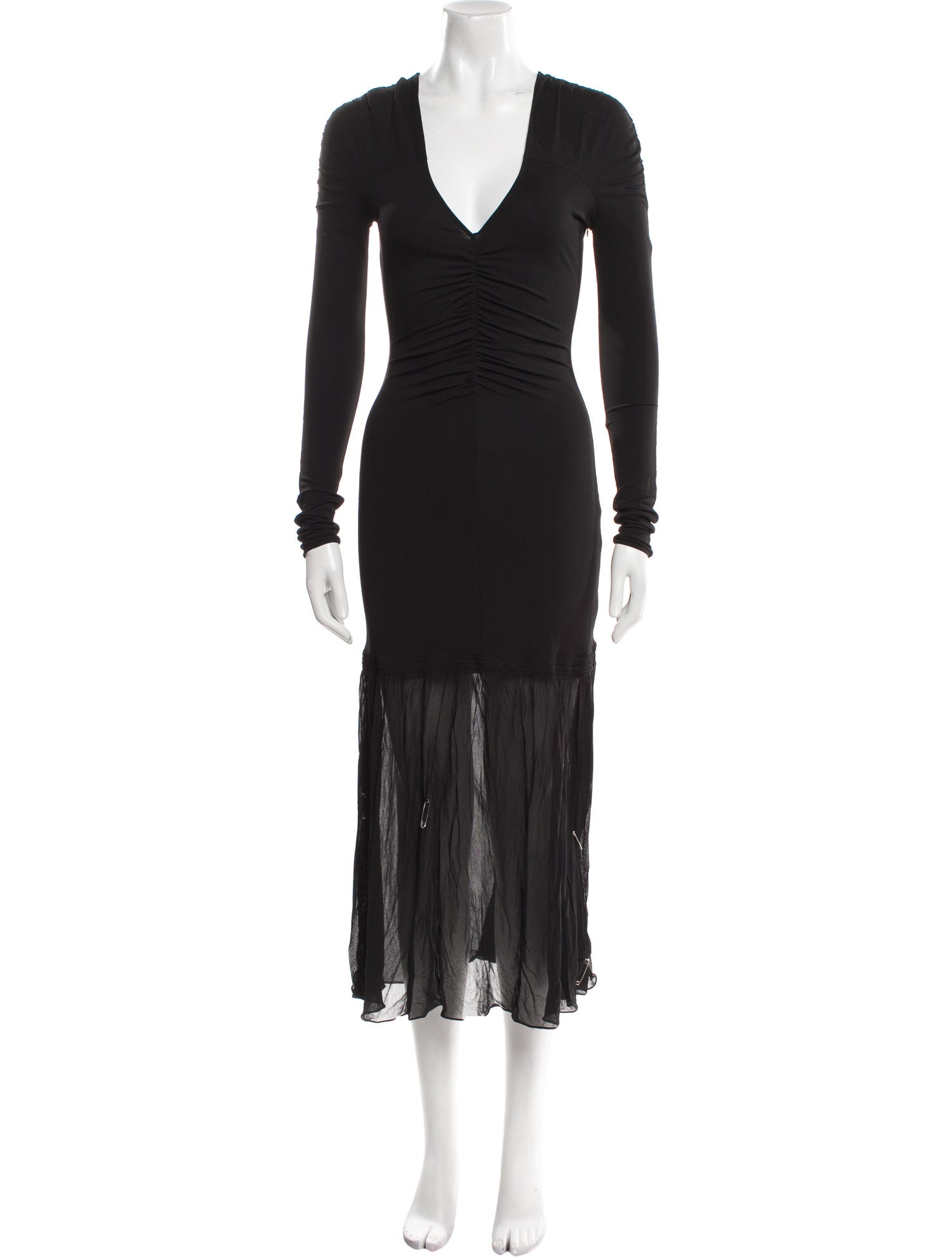 Tom Ford V-Neck Midi Length Dress