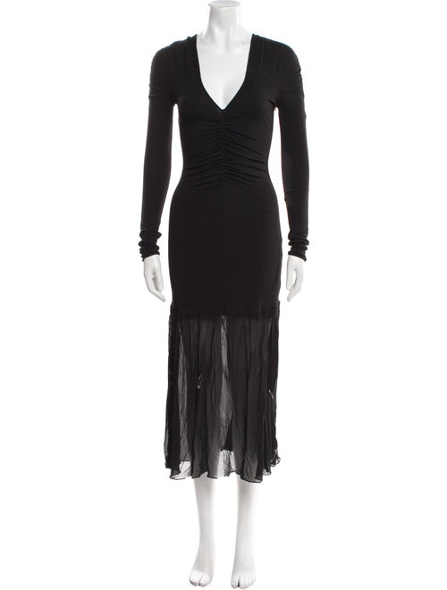 Tom Ford V-Neck Midi Length Dress