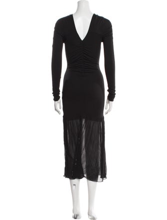 Tom Ford V-Neck Midi Length Dress
