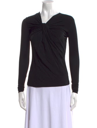 Tom Ford Cowl Neck Long Sleeve Top