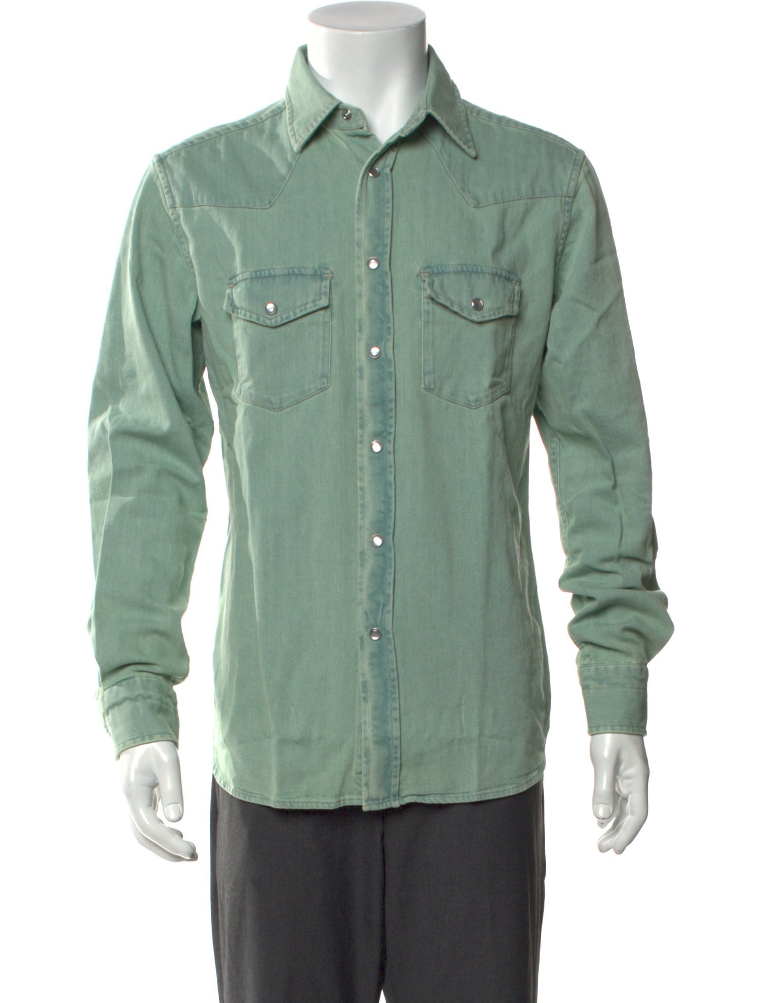 Tom Ford Long Sleeve Denim Shirt