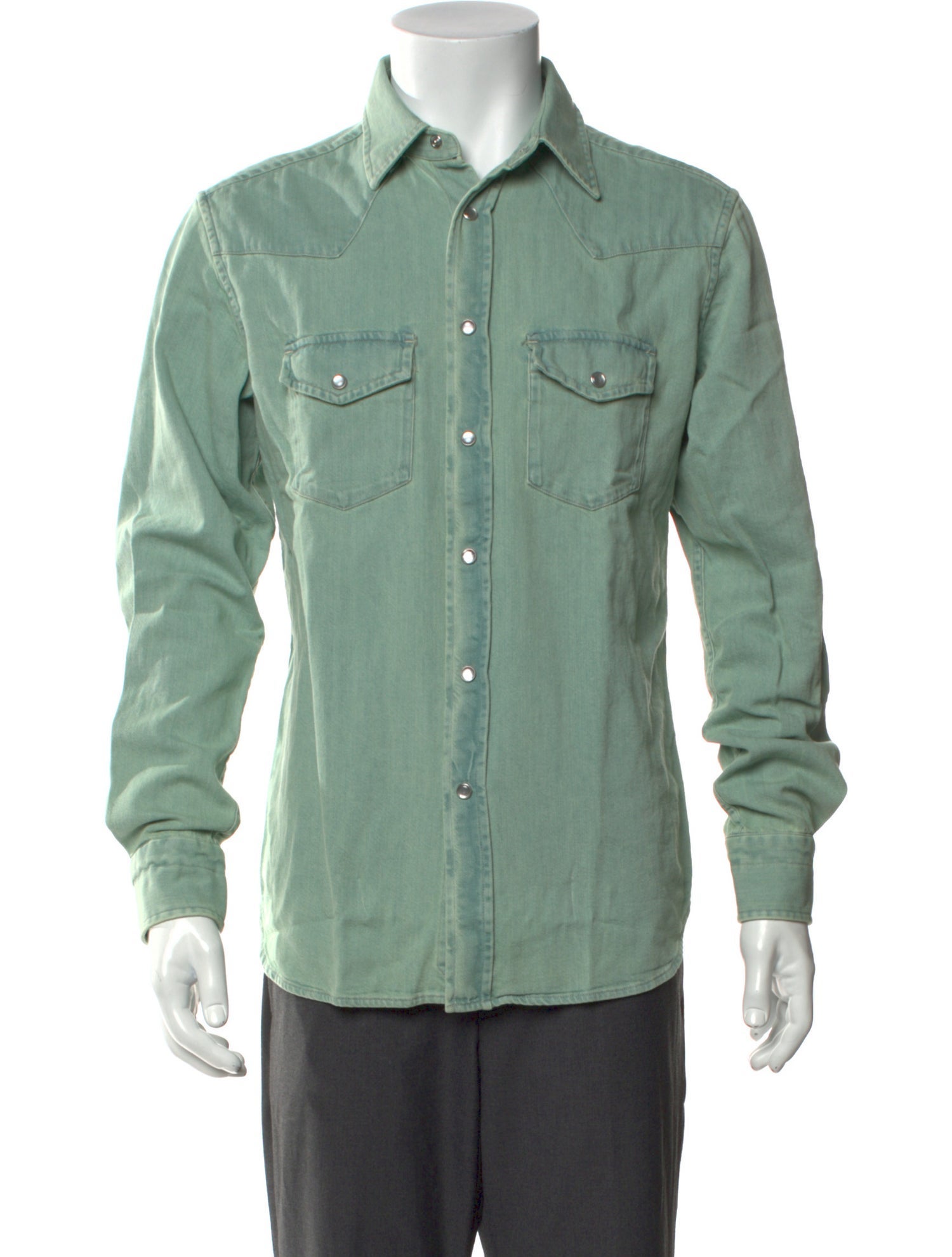 Tom Ford Long Sleeve Denim Shirt