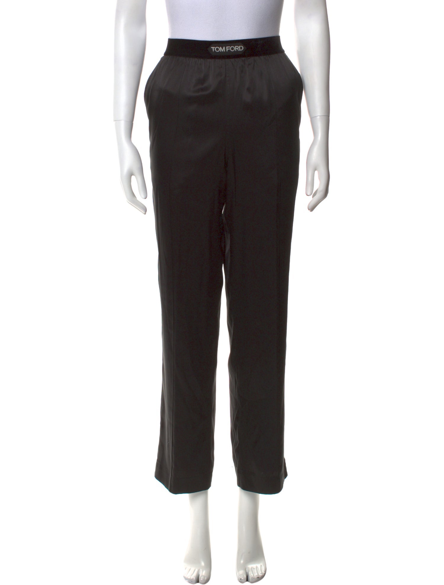 Tom Ford Silk Straight Leg Pants