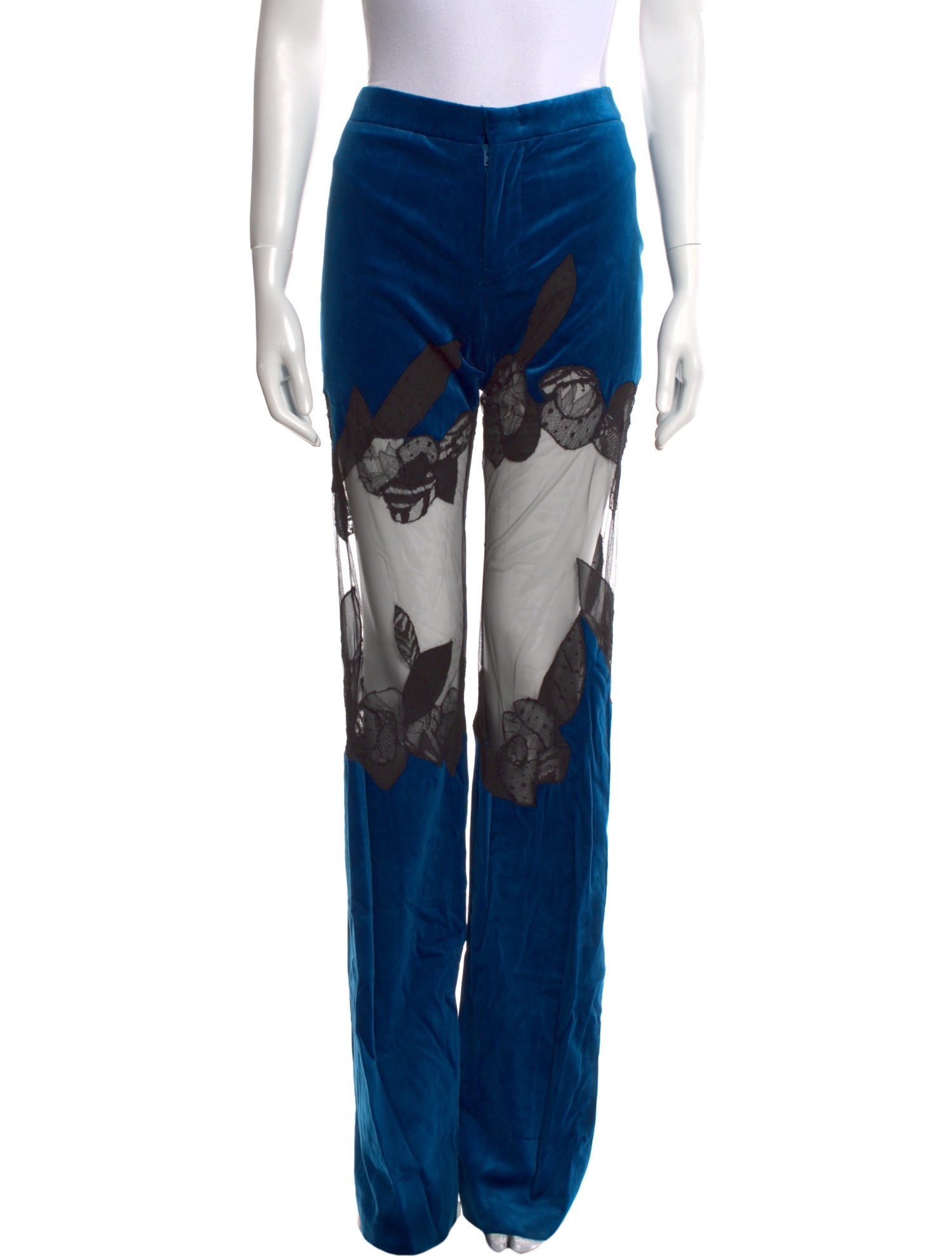 Tom Ford Lace Pattern Wide Leg Pants