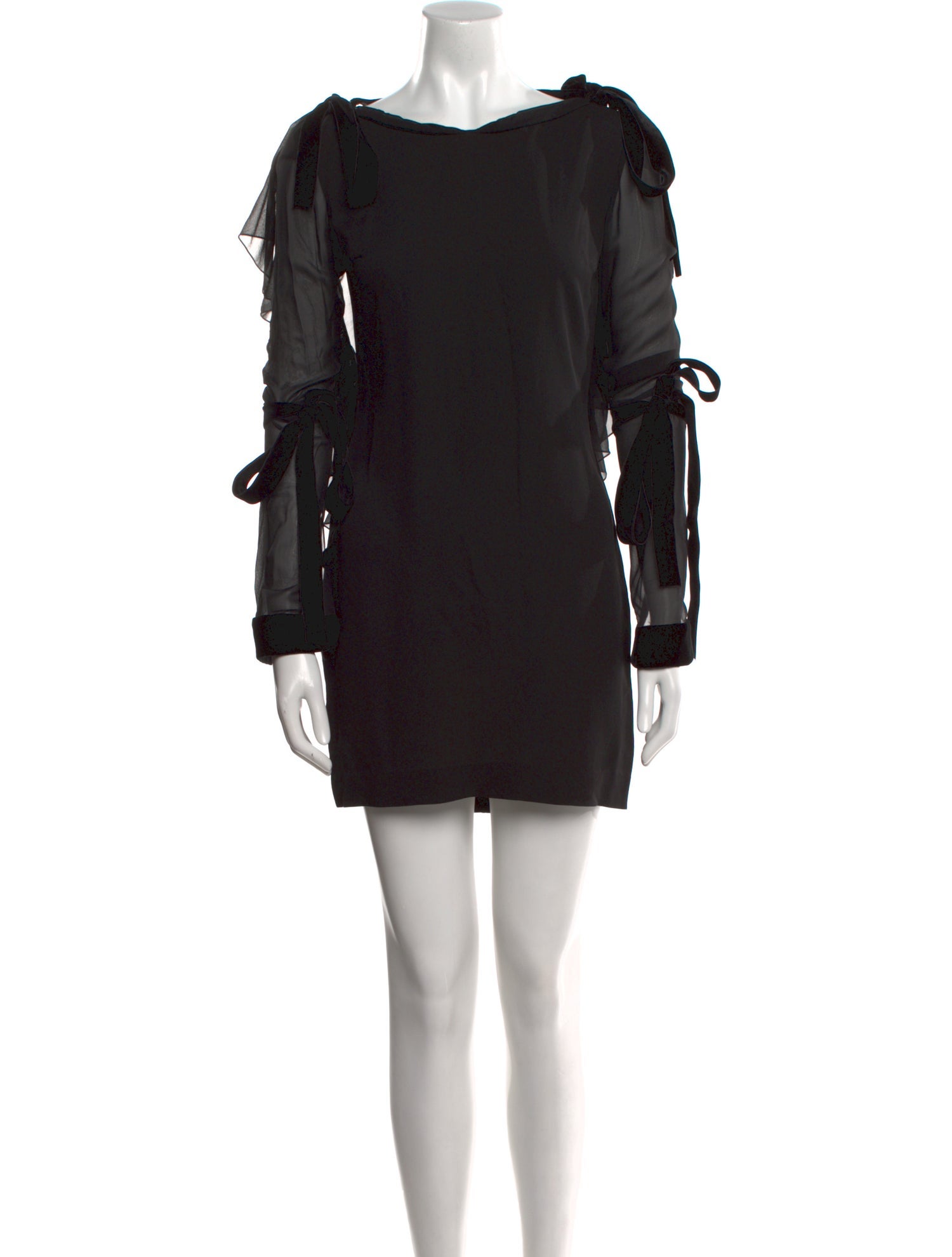 Tom Ford Bateau Neckline Mini Dress