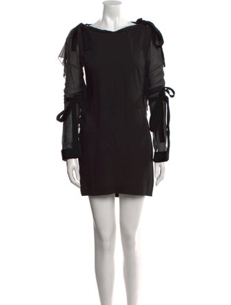 Tom Ford Bateau Neckline Mini Dress