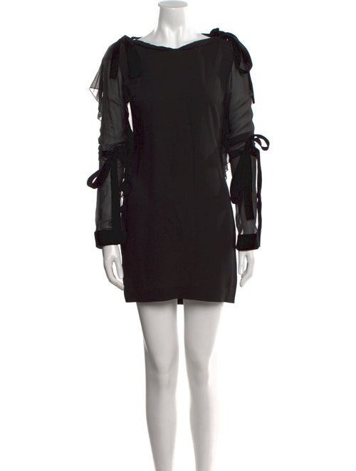 Tom Ford Bateau Neckline Mini Dress