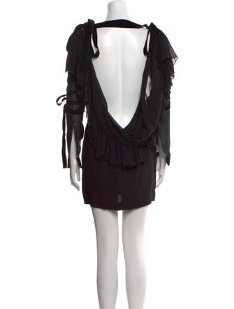 Tom Ford Bateau Neckline Mini Dress