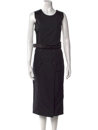 Tom Ford Crew Neck Midi Length Dress