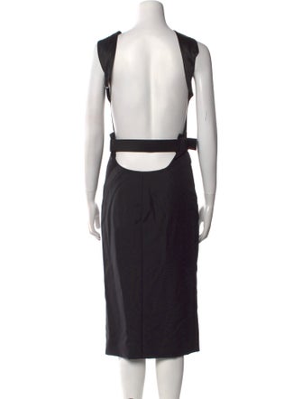 Tom Ford Crew Neck Midi Length Dress