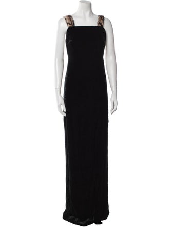 Tom Ford Square Neckline Long Dress
