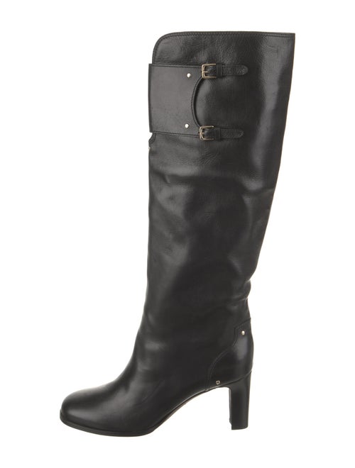 Tom Ford Leather Studded Accents Boots
