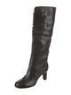 Tom Ford Leather Studded Accents Boots