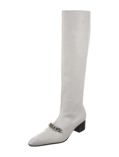 Tom Ford Leather Chain-Link Accents Riding Boots