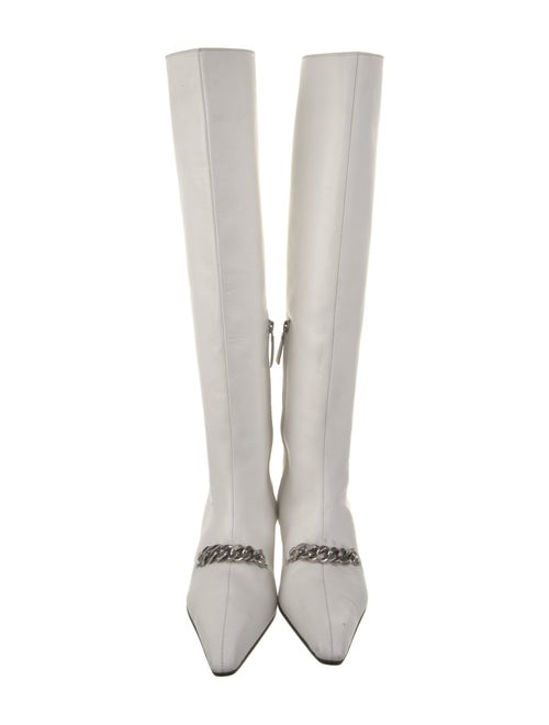 Tom Ford Leather Chain-Link Accents Riding Boots