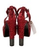 Tom Ford Glitter Printed Sandals