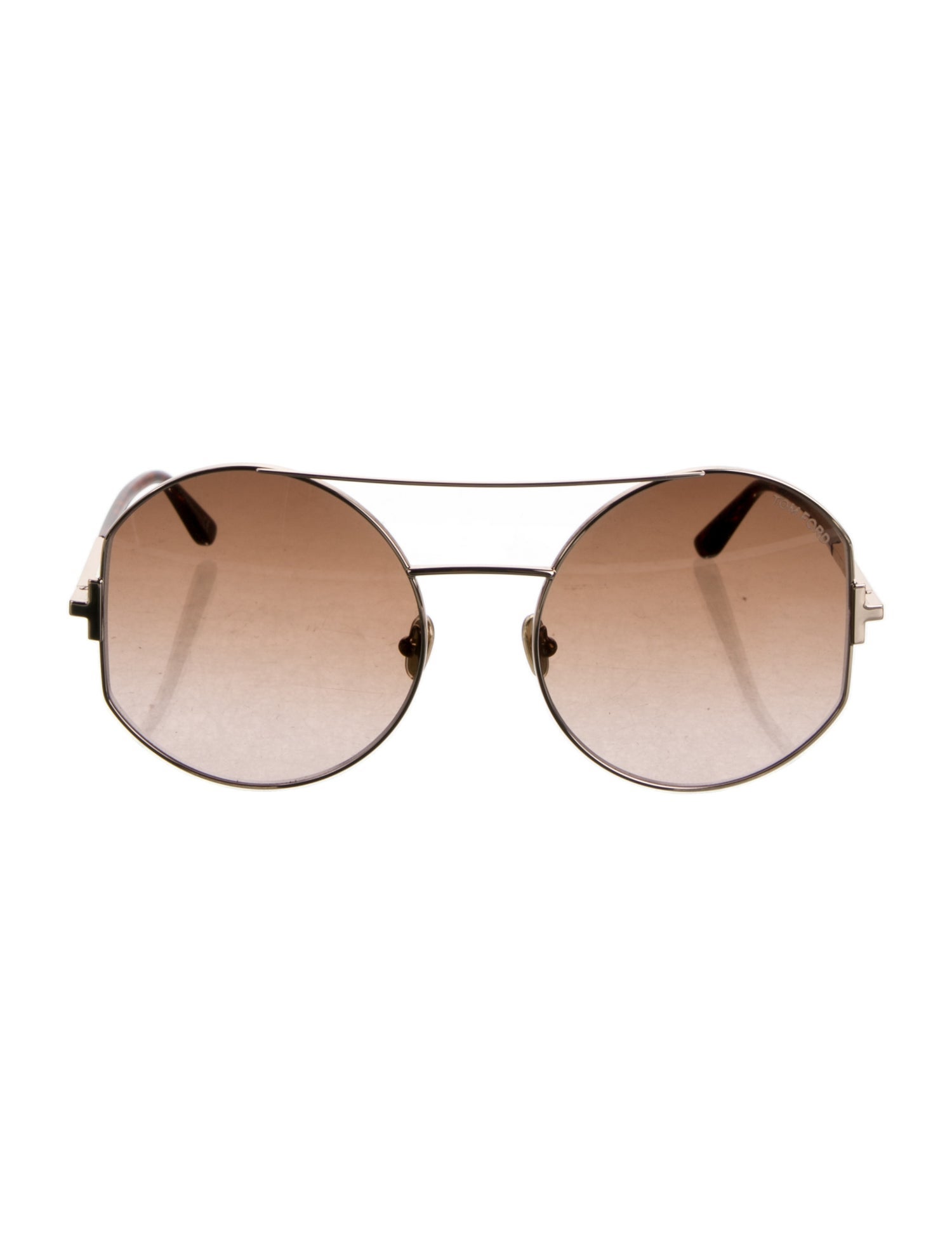 Tom Ford Aviator Mirrored Sunglasses