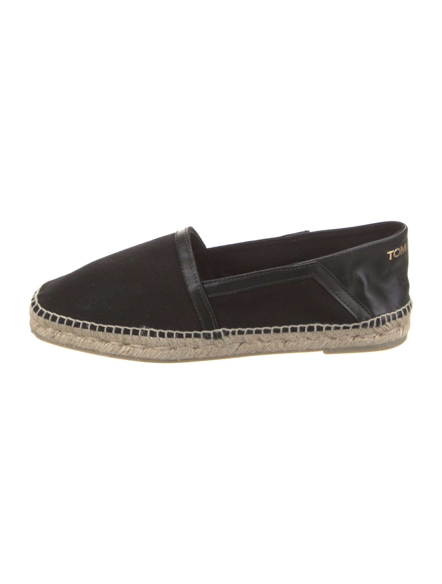 Tom Ford Canvas Whipstitch Trim Espadrilles