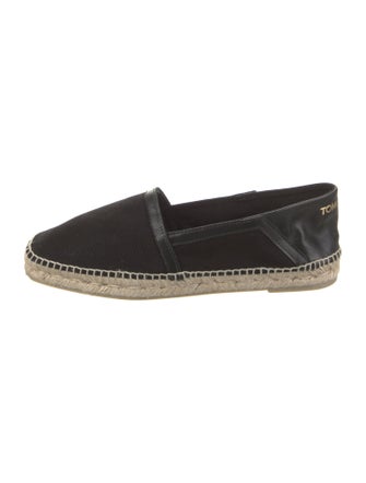 Tom Ford Canvas Whipstitch Trim Espadrilles
