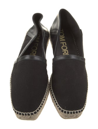 Tom Ford Canvas Whipstitch Trim Espadrilles