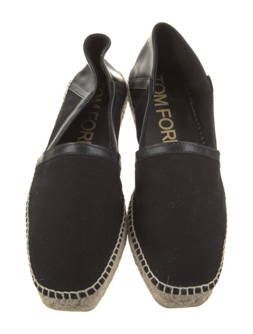 Tom Ford Canvas Whipstitch Trim Espadrilles