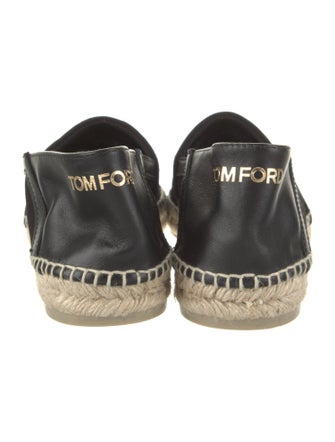 Tom Ford Canvas Whipstitch Trim Espadrilles
