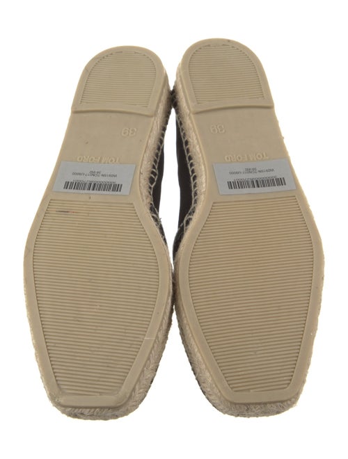 Tom Ford Canvas Whipstitch Trim Espadrilles