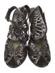 Tom Ford Leather Whipstitch Trim Sandals