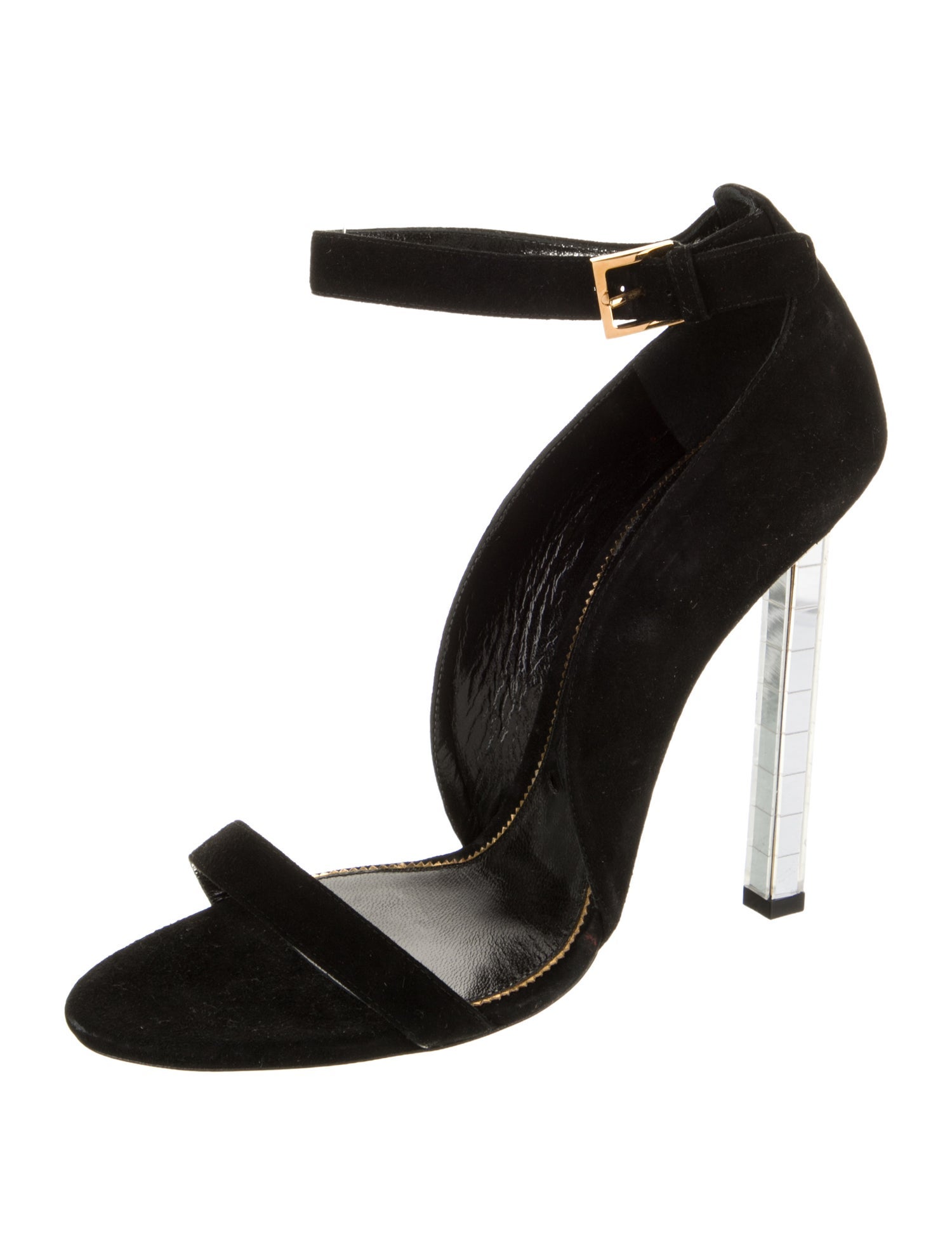 Tom Ford Suede Leather Trim Embellishment Sandals