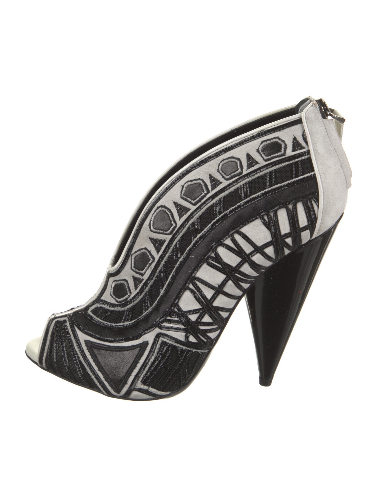 Tom Ford Suede Printed Pumps