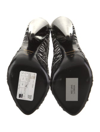 Tom Ford Suede Printed Pumps