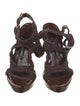 Tom Ford Patent Leather Braided Accents Sandals