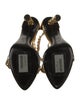 Tom Ford Patent Leather Chain-Link Accents Sandals