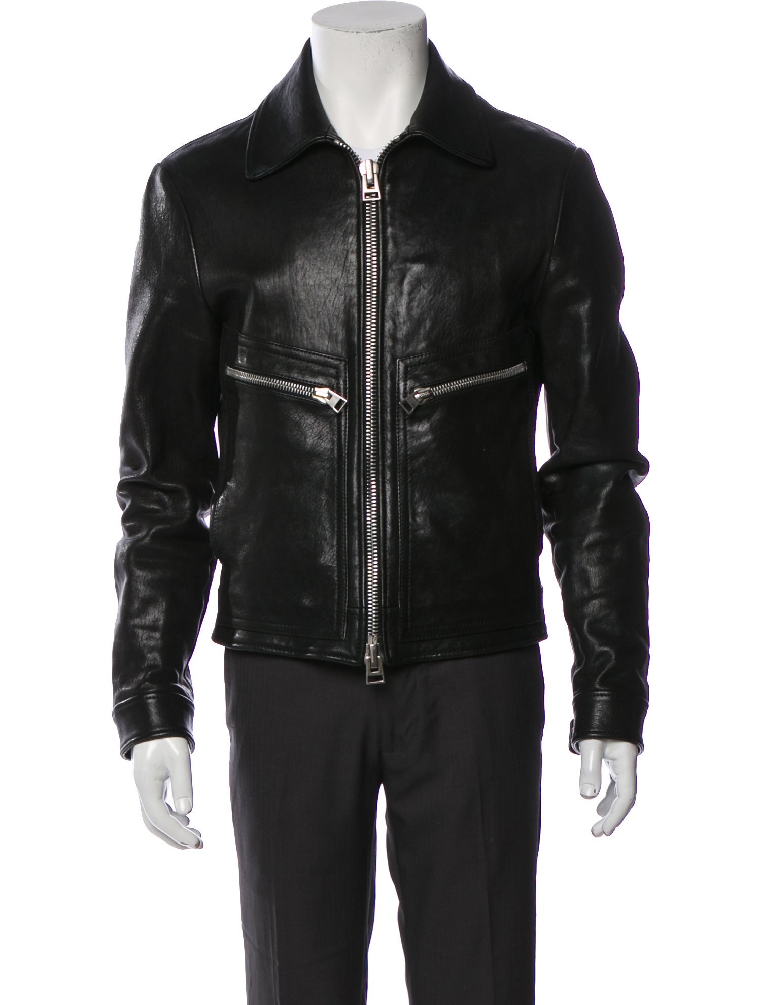 Tom Ford Lambskin Moto Jacket