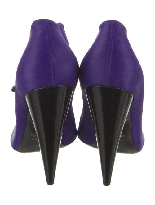 Tom Ford Ponyhair Leather Trim Embellishment Mules