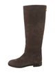Tom Ford Suede Leather Trim Embellishment Riding Boots