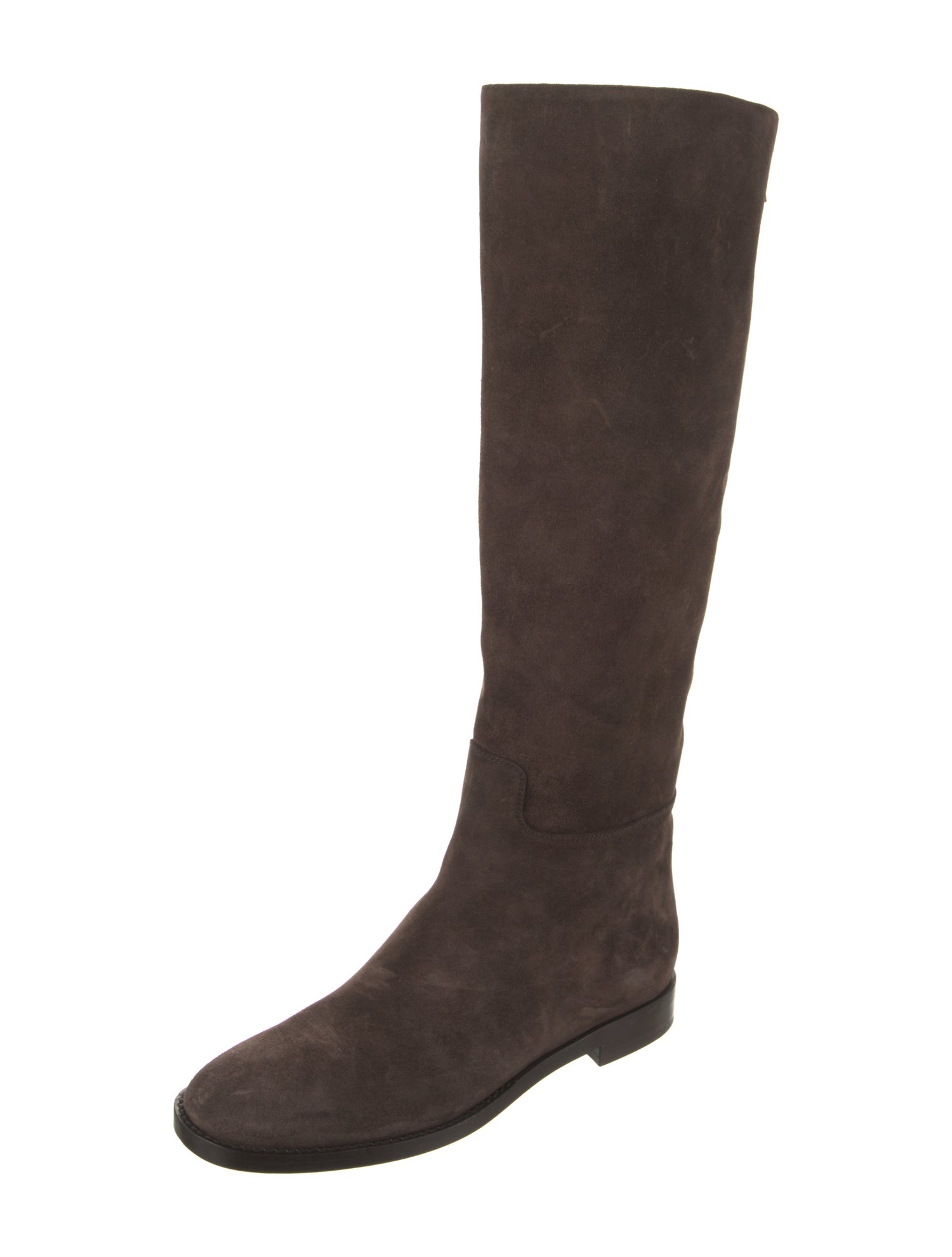 Tom Ford Suede Leather Trim Embellishment Riding Boots
