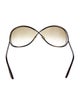 Tom Ford Oversize Gradient Sunglasses