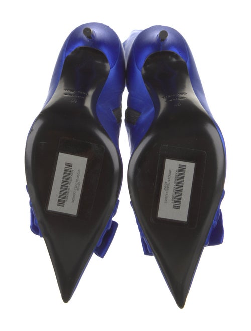 Tom Ford Satin Bow Accents Sock Boots