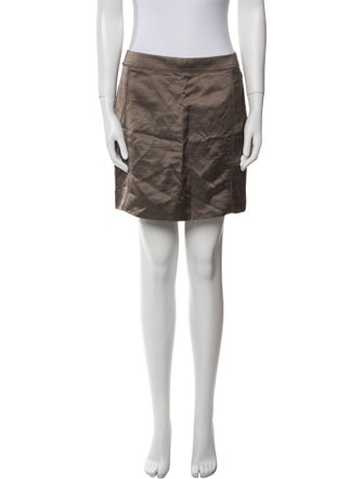 Tom Ford Raw-Edge Trim Mini Skirt