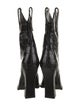 Tom Ford Leather Animal Print Western Boots