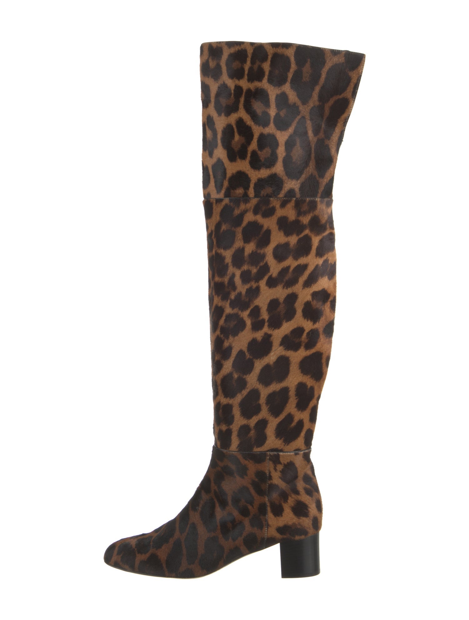 Tom Ford Ponyhair Animal Print Boots