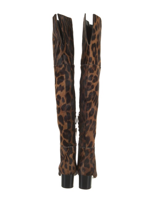 Tom Ford Ponyhair Animal Print Boots