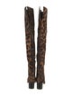 Tom Ford Ponyhair Animal Print Boots