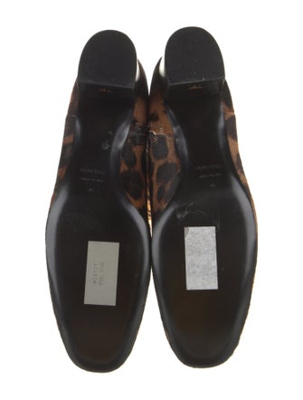 Tom Ford Ponyhair Animal Print Boots