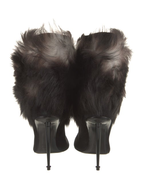 Tom Ford Suede Fur Trim Boots