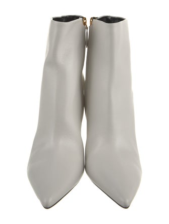 Tom Ford Leather Chain-Link Accents Boots