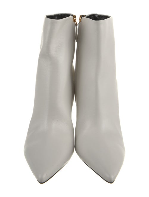 Tom Ford Leather Chain-Link Accents Boots