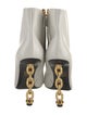Tom Ford Leather Chain-Link Accents Boots