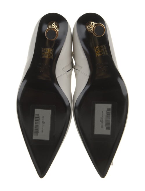 Tom Ford Leather Chain-Link Accents Boots